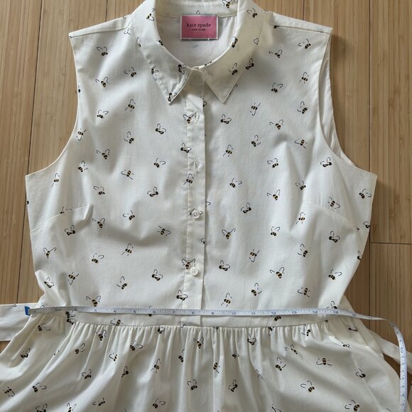 Kate Spade Honey Bee Tiered Shirt Dress Size S/4 - Picture 2 of 9